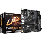 Материнская плата Gigabyte A520M DS3H V2 (AM4, AMD A520, 4xDDR4 DIMM, microATX, RAID SATA: 0,1,10)