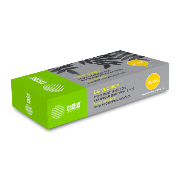 Тонер-картридж Cactus CS-VLC400YRU (желтый; 8000стр; VersaLink C400DN, C405DN, C400, 405)