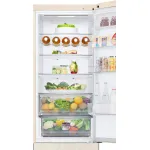 Холодильник LG GC-B509AEMW (No Frost, A++, 2-камерный, объем 422:292/130л, инверторный компрессор, бежевый)