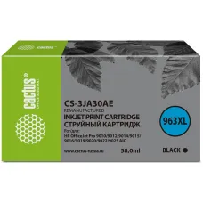 Cactus CS-3JA30AE (черный пигментный; 58стр; OfficeJet Pro 9010, 9010e, 9012, 9014, 9015, 9016, 9019) [364205]