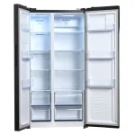 Холодильник Hyundai CS5003F (No Frost, A+, 2-камерный, Side by Side, инверторный компрессор, черная сталь)