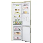 Холодильник LG GA-B509CESL (No Frost, A+, 2-камерный, объем 419:292/127л, инверторный компрессор, 595x2 030x682см, бежевый)