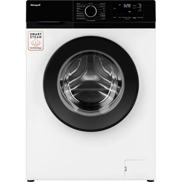 Стиральная машина Weissgauff WM 45106 Steam(60x84x45см, фронтальная, макс:6кг, 1000об/мин, белый)