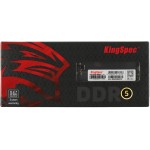 Память DIMM DDR5 16Гб 4800МГц KingSpec (38400Мб/с, CL40, 288-pin, 1,1 В)