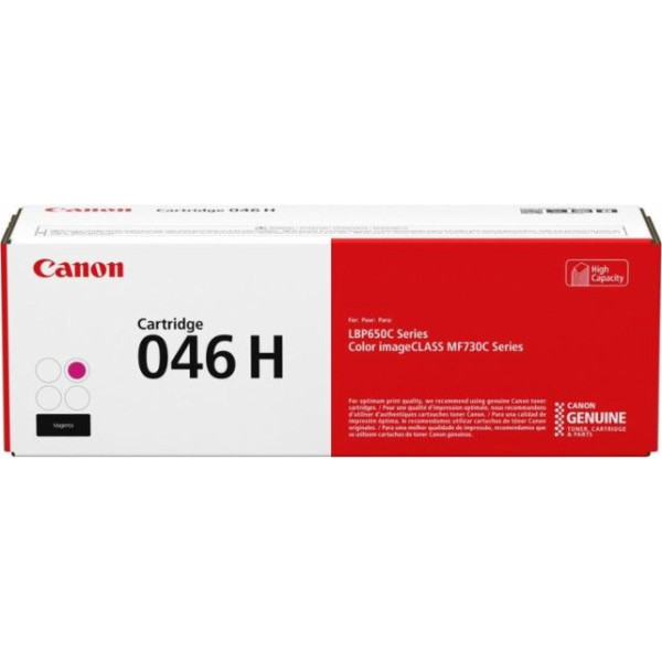 Тонер-картридж Canon 046HM (1252C002) (пурпурный; 5000стр; i-SENSYS LBP650, MF730)