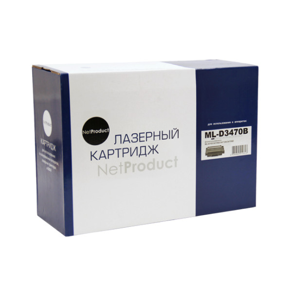 Тонер-картридж NetProduct N-ML-D3470B (оригинальный номер: ML-D3470B; 10000стр; ML-3470D, 3471ND)