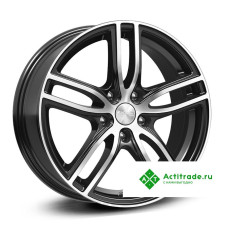 Скад Брайтон R17/7J PCD 5x114,3 ET 40 ЦО 66,1 черный с полированной лицевой поверхностью [3200305]