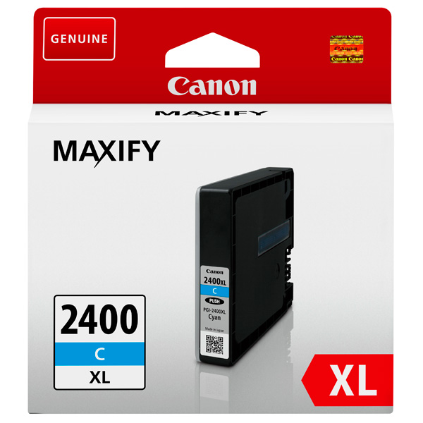 Чернильный картридж Canon PGI-2400XLC (голубой; 1755стр; 19мл; iB4040, МВ5040, 5340)