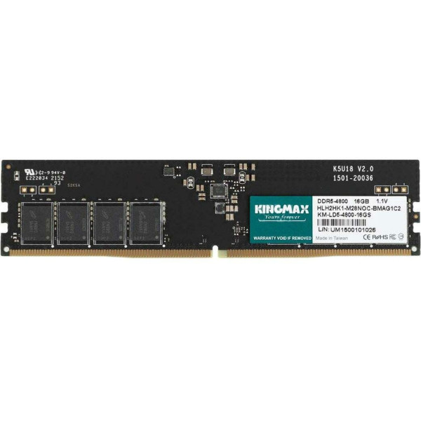 Память SO-DIMM DDR5 16Гб 4800МГц Kingmax (38400Мб/с, CL40, 288-pin)