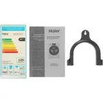 Стиральная машина Haier HW70-BP12919S(фронтальная узкая, класс стирки/отжима/э.потребления: A/B/A+++ , макс: 7кг, 1200 об/мин, инвертер, 59.5x85x39.4см, серебристый)
