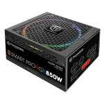 Блок питания Thermaltake Smart Pro RGB 850W (ATX, 850Вт, 24 pin, ATX12V 2.4 / EPS12V, 1 вентилятор, BRONZE)