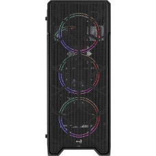 Корпус Aerocool Ore Saturn FRGB-G Black (Midi-Tower, 2xUSB3.0) [ORE FRGB-G-BK-V1]