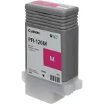 Чернильный картридж Canon PFI-120M (пурпурный; 130стр; 130мл; imagePROGRAF TM-200, 205)
