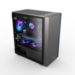 Корпус PCcooler LM300 ARGB (Mini-Tower, 2xUSB3.0, 1x120мм)