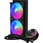 Кулер Cooler Master MasterLiquid PL240 Flux (Socket: 1150, 1151, 1155, 1156, 1200, 2011, 2011-3, AM3, AM3+, AM4, FM1, FM2, FM2+, алюминий)