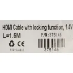 Кабель аудио-видео Buro (прямой HDMI (m), прямой HDMI (m), HDM: ver 1.4, 1,5м)