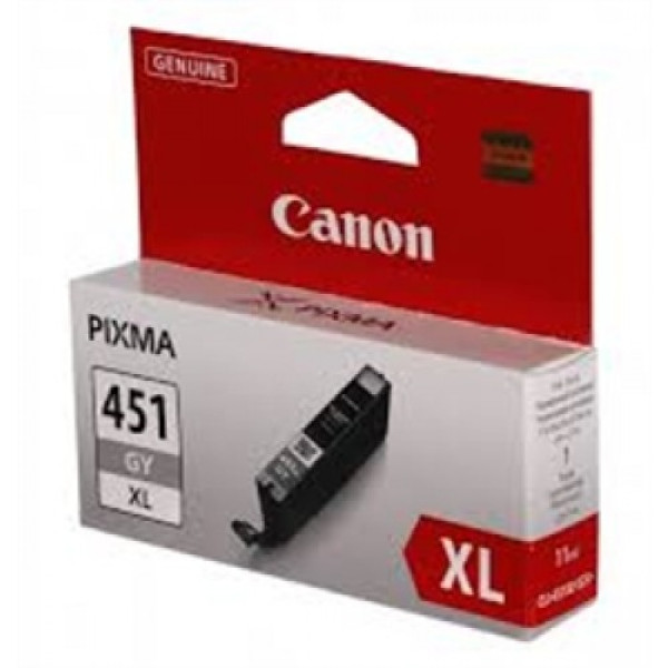 Картридж Canon CLI-451XLGY (серый; 3350стр; 11мл; iP7240, MG5440, MG6340)