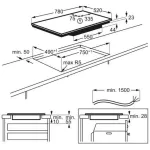 Индукционная варочная поверхность Electrolux EIV83443BW
