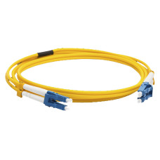 Патч-корд Lanmaster LAN-2LC-2LC/SU-2.0 (LC дуплекс, LC дуплекс, 2м, 9/125 OS1/OS2, 2вол) [LAN-2LC-2LC/SU-2.0]