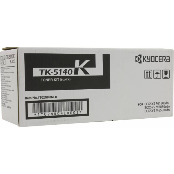 Тонер-картридж Kyocera TK-5140K (черный; 7000стр; ECOSYS P6130cdn, M6x30cdn)