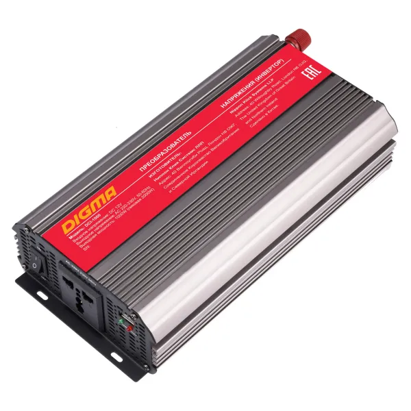 Автоинвертор Digma DCI-1000 (1000Вт, клеммы)