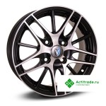 Venti 1506 R15/6J PCD 4x100 ET 45 ЦО 54,1 черный с полированной лицевой поверхностью