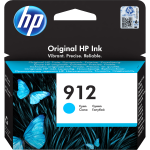Чернильный картридж HP 912 (голубой; 315стр; OfficeJet 801x, 802x)