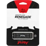 Жесткий диск SSD 4Тб Kingston Fury Renegade (2280, 7300/7000 Мб/с, 1000000 IOPS, PCIe 4.0 x4 (NVMe), для ноутбука и настольного компьютера)