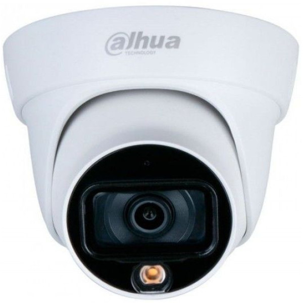 Камера видеонаблюдения Dahua DH-HAC-HDW1509TLQP-A-LED-0280B (аналоговая, купольная, уличная, 5Мп, 2.8-2.8мм, 2880x1620, 25кадр/с)