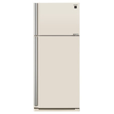 Холодильник Sharp SJXG55PMBE (No Frost, A++, 2-камерный, объем 556:394/162л, инверторный компрессор, 87,2x199,2x77,9см, бежевый)