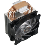 Кулер для процессора Cooler Master MasterAir MA410P (Socket: 1150, 1151, 1151-v2, 1155, 1156, 1200, 1356, 1366, 2011, 2011-3, 2066, AM3, AM3+, AM4, FM1, FM2, FM2+, алюминий+медь, 30дБ, 120x120x25мм, 4-pin PWM)