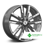 Premium Series КР014 Geely Monjaro R20/8J PCD 5x108 ET 46 ЦО 63,35 темно - серый глянцевый с полированной лицевой поверхностью