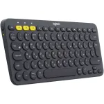 Клавиатура Logitech K380 Multi-Device Black Bluetooth (Bluetooth, мембранные, 79кл)