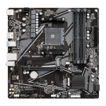Материнская плата Gigabyte B550M K (AM4, AMD B550, 4xDDR4 DIMM, microATX, RAID SATA: 0,1,10)