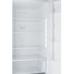 Холодильник Weissgauff WRK 1850 D Full NoFrost White Glass (No Frost, A+, 2-камерный, 59.5x185.5x63.5см, белое стекло)
