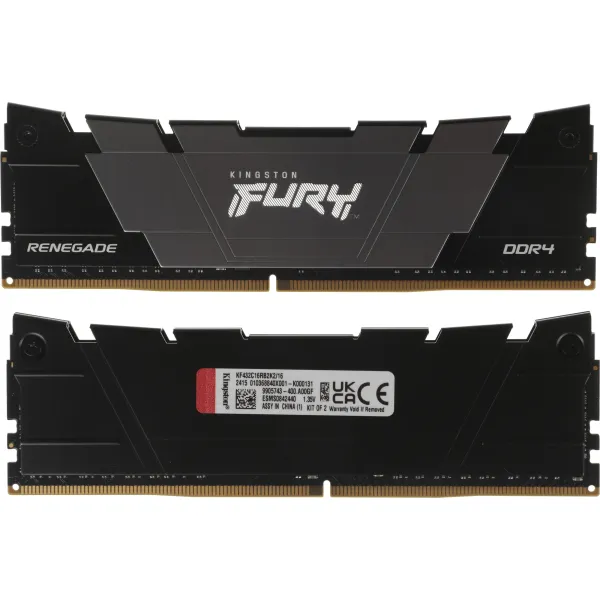 Память DIMM DDR4 2x8Гб 3200МГц Kingston (25600Мб/с, CL16, 288-pin, 1.35 В)