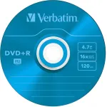 Диск DVD+R Verbatim (4.7Гб, 16x, slim case, 5)