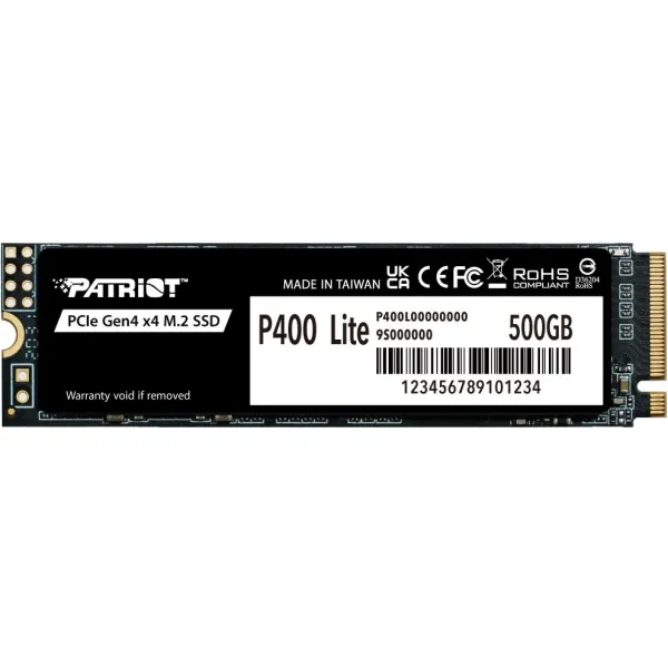 Жесткий диск SSD 500Гб Patriot (2280, 3500/2400 Мб/с)