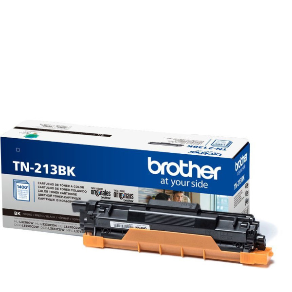 Тонер-картридж Brother TN213BK (черный; 1400стр; HL3230, DCP3550, MFC3770)