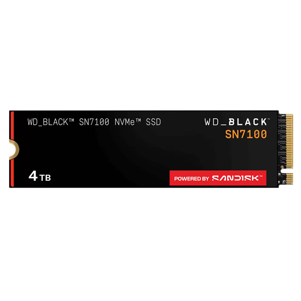 Жесткий диск SSD 4Тб Western Digital (M.2, 7000/6700 Мб/с, PCI-E, для ноутбука и настольного компьютера)