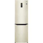 Холодильник LG GA-B419SEUL (No Frost, A+, 2-камерный, объем 354:230/124л, инверторный компрессор, бежевый)