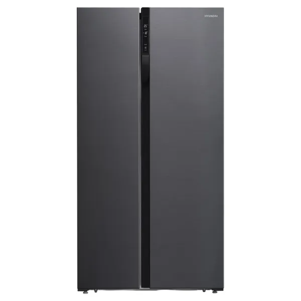 Холодильник Hyundai CS5003F (No Frost, A+, 2-камерный, Side by Side, инверторный компрессор, черная сталь)