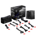 Блок питания MSI MPG A850G PCIE5 (ATX, 850Вт, ATX12V, GOLD)