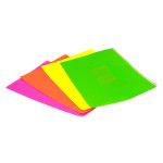Папка на молнии ZIP Бюрократ Double Neon DNEBPM4ALETT (A4+, полипропилен, толщина пластика 0,15мм, молния белый)