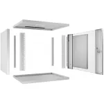 Шкаф коммутационный настенный Cabeus WSC-05D-9U55/45 (9U, 550x450x450мм, IP20, 30кг)