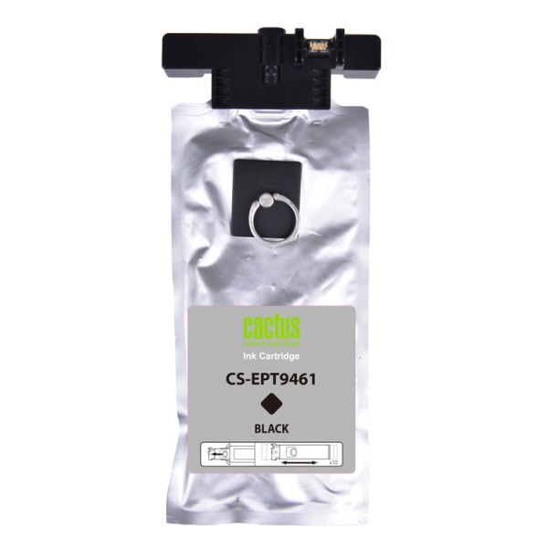 Чернильный картридж Cactus CS-EPT9461 (черный пигментный; 180стр; WF-C5290DW, WF-C5790DW)