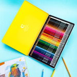 Карандаши Deli Color Emotion (липа, 36 цветов, упаковка 36шт, коробка металлическая)
