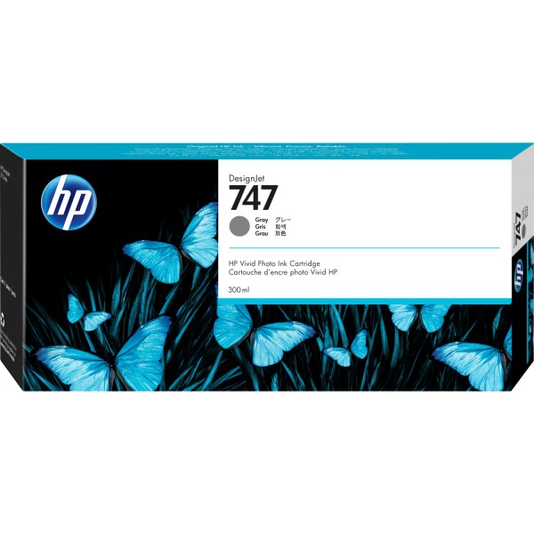 HP 747 (серый; HP DesignJet Z9+)