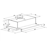 Вытяжка Maunfeld VS LIGHT 60 WHITE