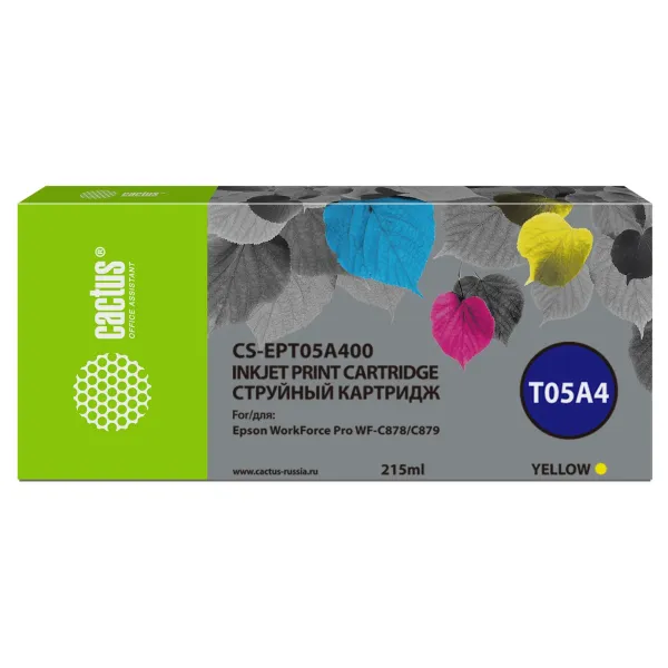 Cactus CS-EPT05A400 (желтый пигментный; 215стр; WorkForce Pro WF-C878, C879)